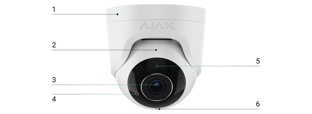 AJAX TurretCam Camera de Supraveghere IP cu Inteligenta Artificiala - ULTRAMASTER.RO