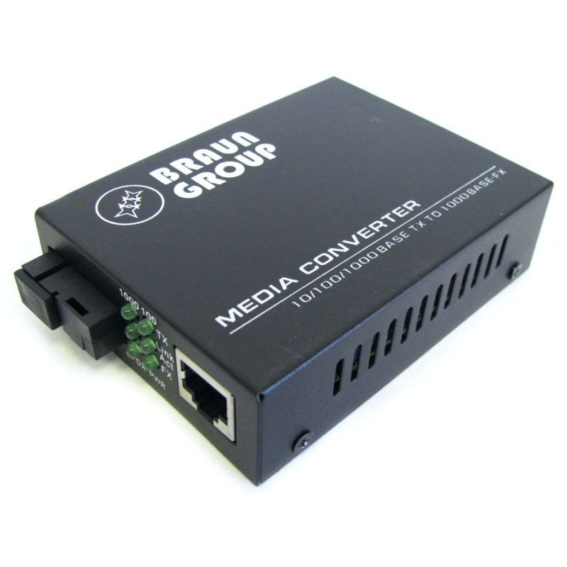 Kit converter media WDM Gigabit Ethernet GTR3WA + GTR3WB, fibra optica, 10/100/1000M, SC, 3KM - ULTRAMASTER.RO