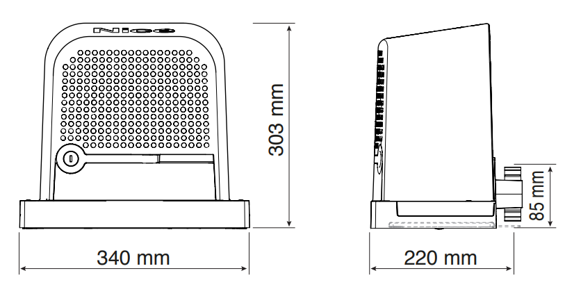 Kit automatizare poarta culisanta de 600 kg - Nice Robus 600, 24 VDC, editia 2024 - ULTRAMASTER.RO